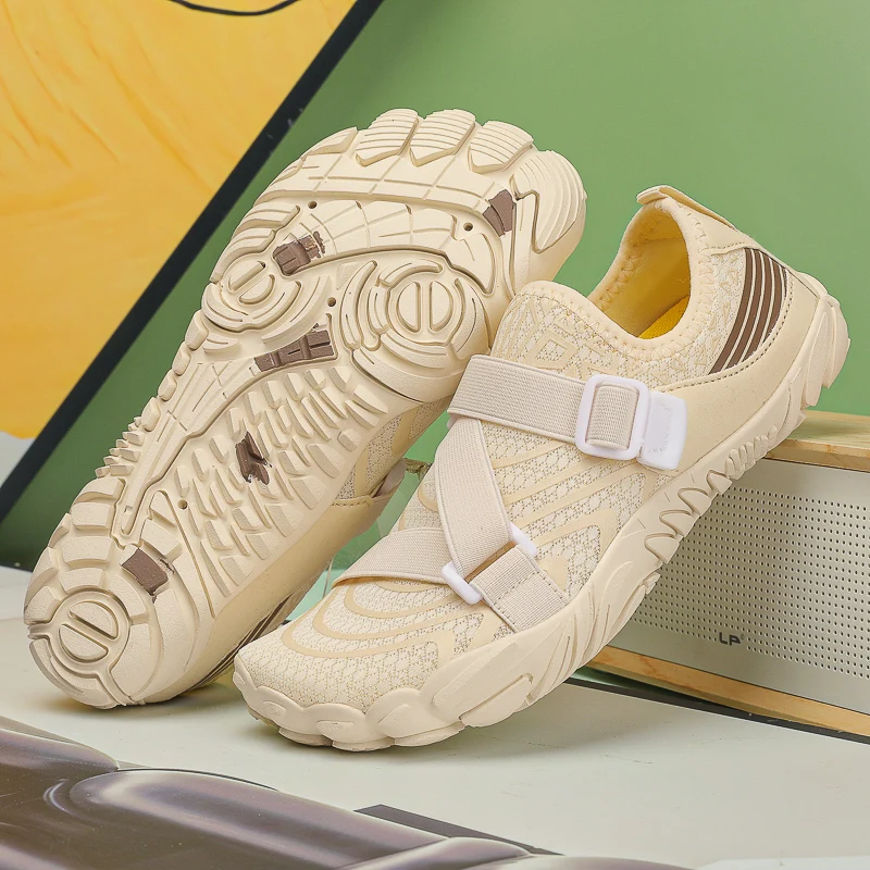 Summer Man Women Outdoor Beach Aqua Shoes Quick Drying Anti-Slip Aqua Shoe Breathable Durable Stream Tracing Shoes Barefoot Shoe