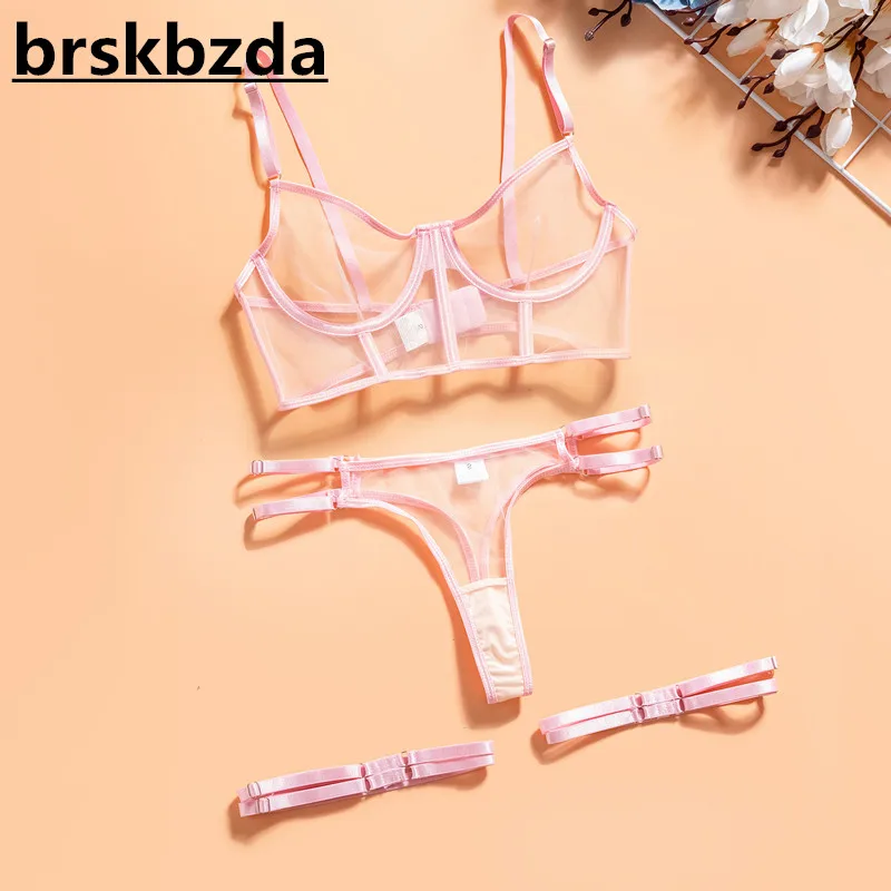 Brskbzda Super Sexy Lingerie Fetish Naked Women Without Censorship Underwear That Can See Intimate Sexy Nude Transparent Bra Set