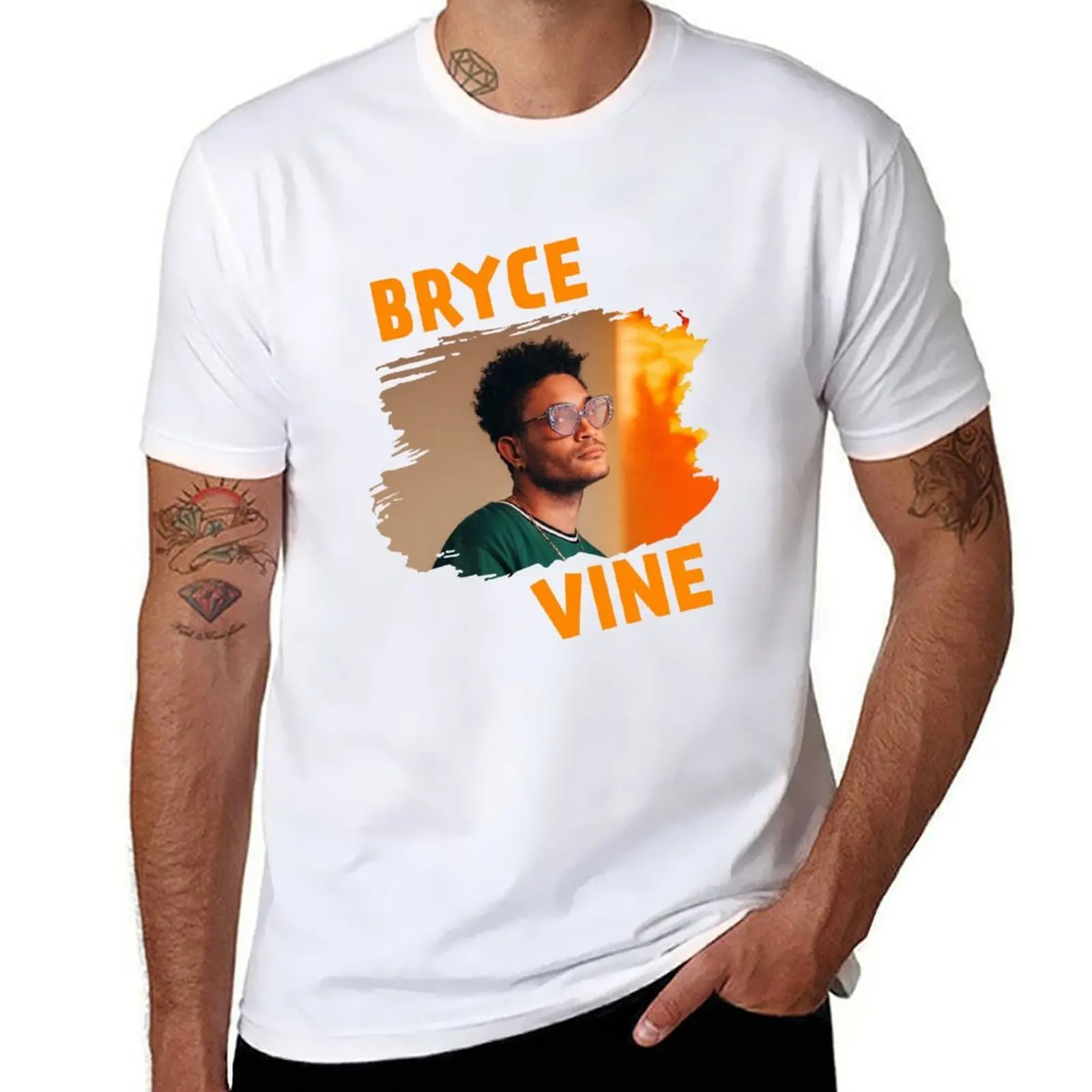 Bryce Vine Photo With Text v2 T-Shirt t shirt men 100% cotton luxury brand cotton tshirt 100% T-Shirt