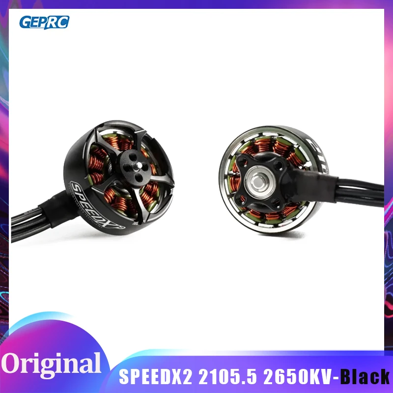 

GEPRC SPEEDX2 2105.5 Brushless Motor 3450KV 2650KV 3-4S Motor 1.5mm for 3-5inch Toothpick Mini Long Range Drones
