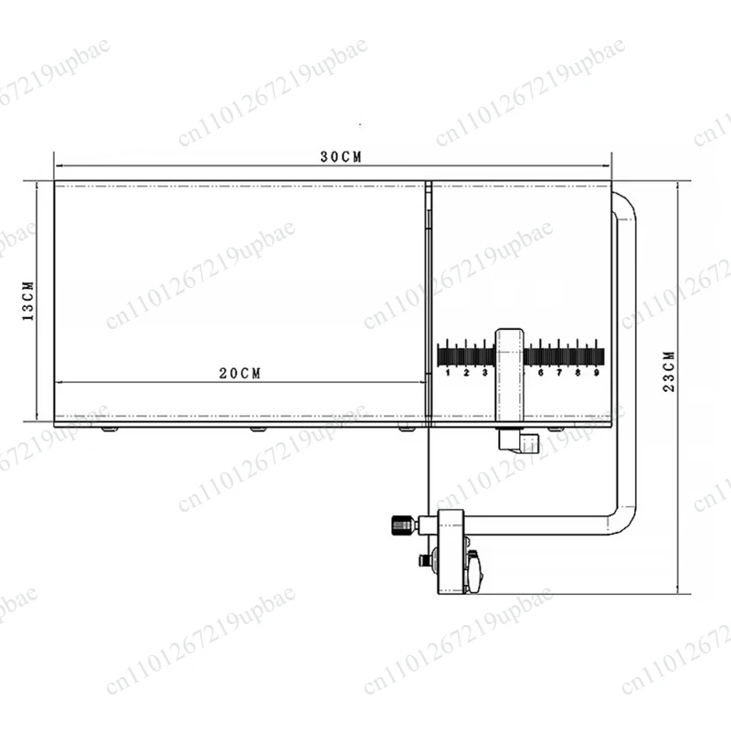 Single-Arm Soap Cutter, Horizontal Steel Wire Cutting Station for Soap Making