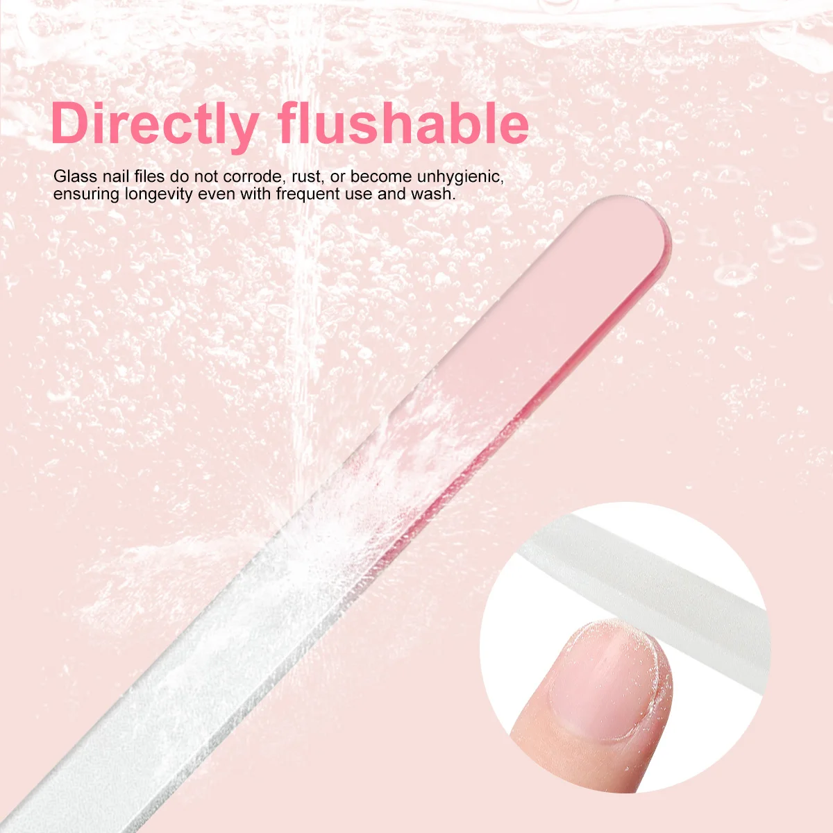 Farbe Nano Glas Nagelfeile Transparent Kristall Nagellack Reiben Streifen Polieren Entferner Und Glänzende Nagelfeilen Maniküre Werkzeuge