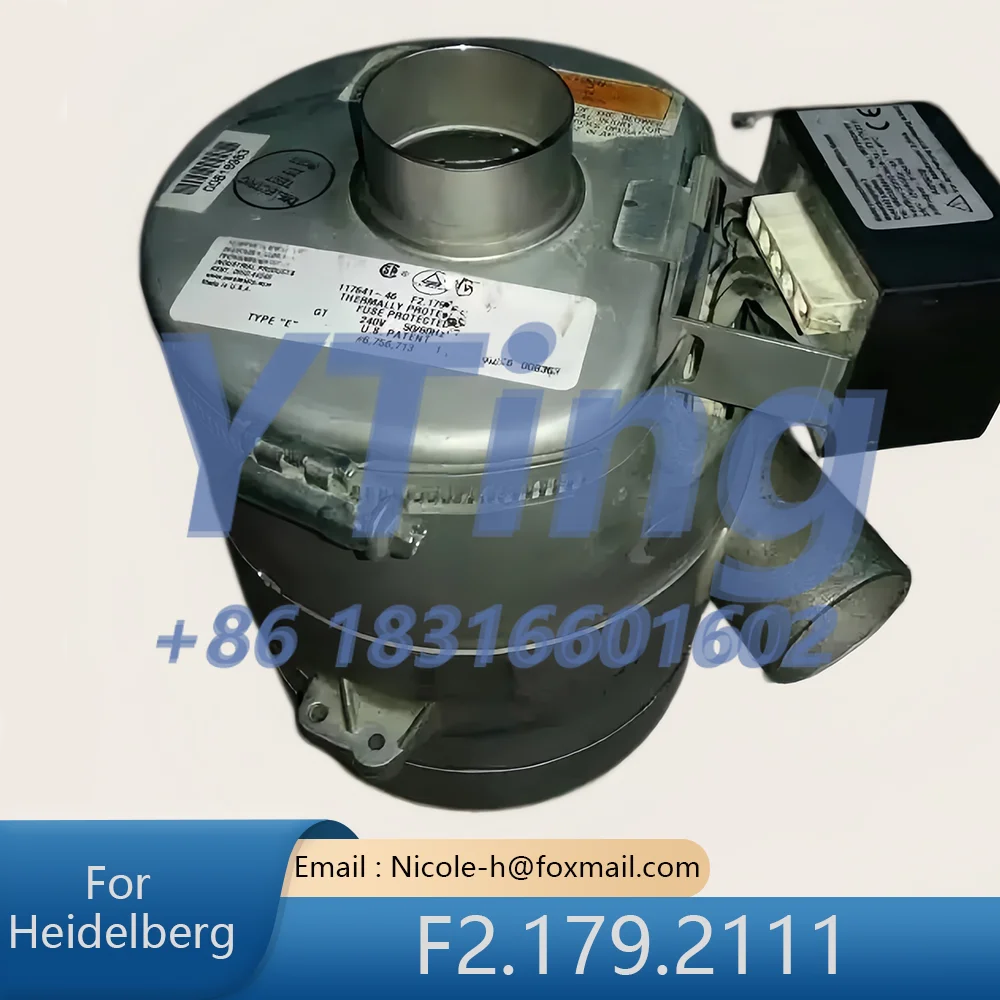 Heidelberg Printing Machine Accessories CD102 CX102 XL105 Original Fan Disassembly Part F2.179.2111