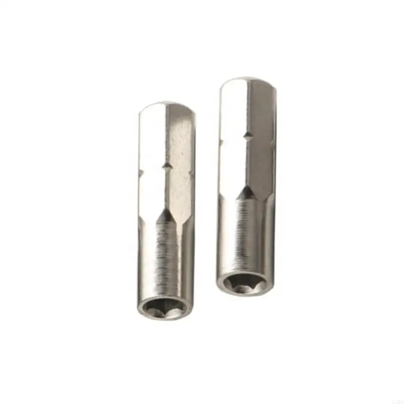 

2Pcs High Performances 6.35mm to 4mm Converter with Grip Screwdriver Bit Adapter Tool for Enhances Efficiency