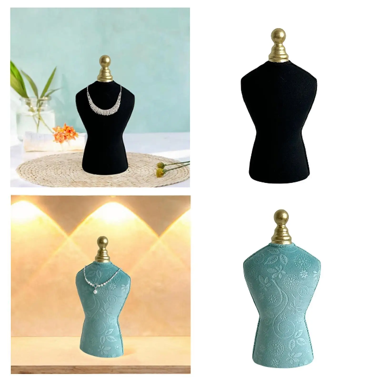 ที่วางเครื่องประดับสำหรับจัดแสดงสร้อยคอและจี้บนเคาน์เตอร์