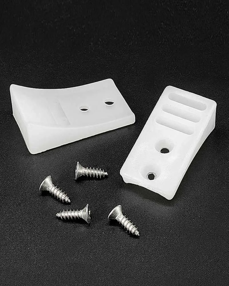 

Black/White Anti Forward Leaning Fixed Plastic Foot Pad Chair Foot Pad Anti Slip Office Chair Front Pad Hardware Accessories