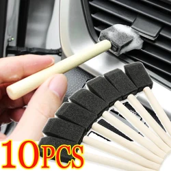 Car Vent Brush Car Interior Cleaning Dust Removal Air Conditioning Grille Sponge Cleaning Brushes Car Cleaning Accessories