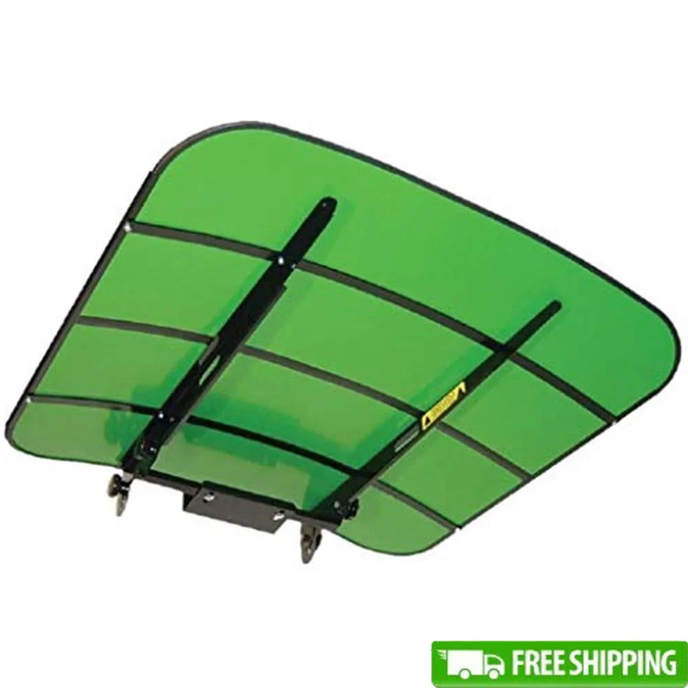 44x44 Green Tuff Top Tractor Mower Canopy UV Protected Hot Rolled Steel Frame Roll Bar Mounting Bracket Easy Assembly Durable