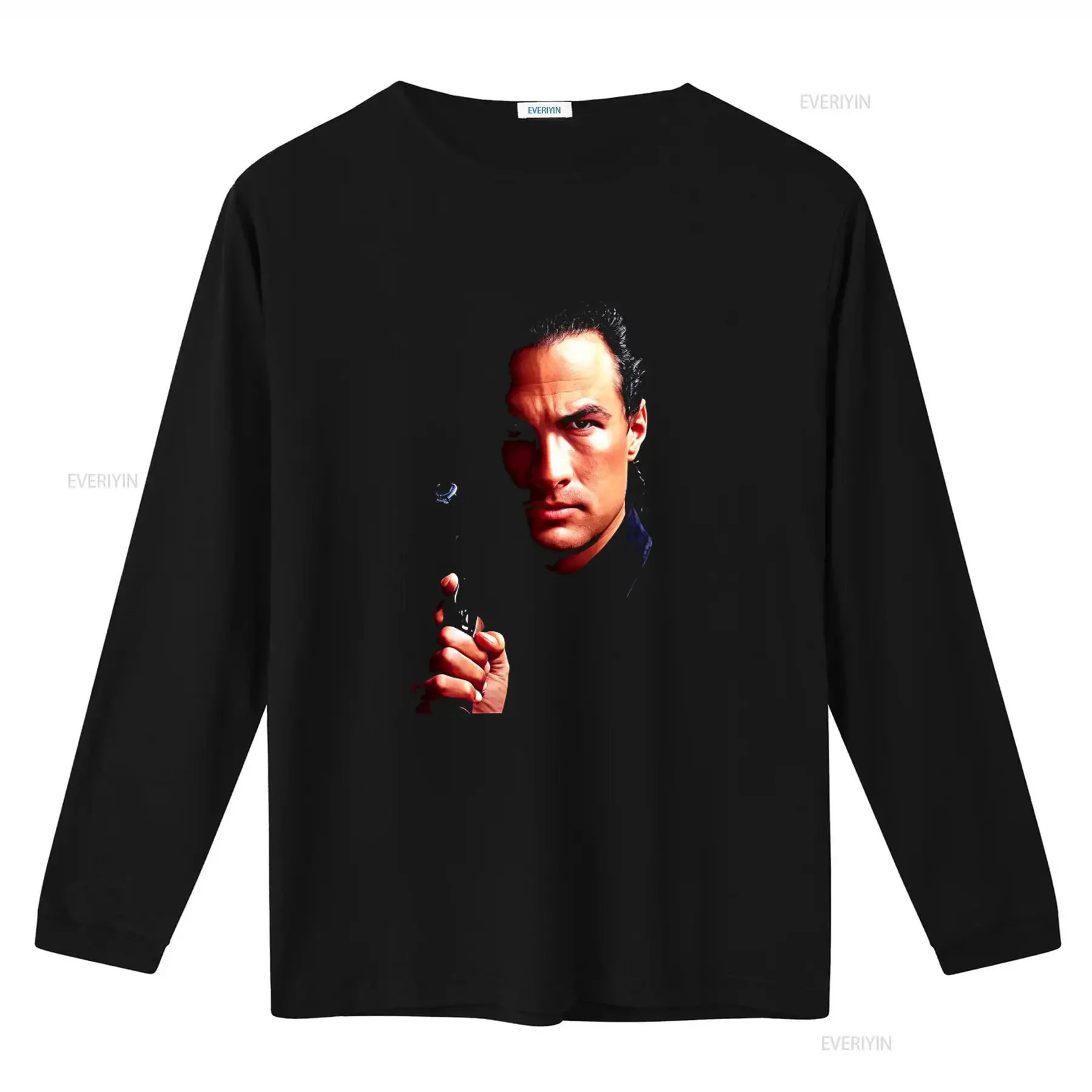 Steven Seagal Culto Camiseta de Todos los Tamaños Nuevos con Estilo Película vintage Washed fashion graphic designer clothes