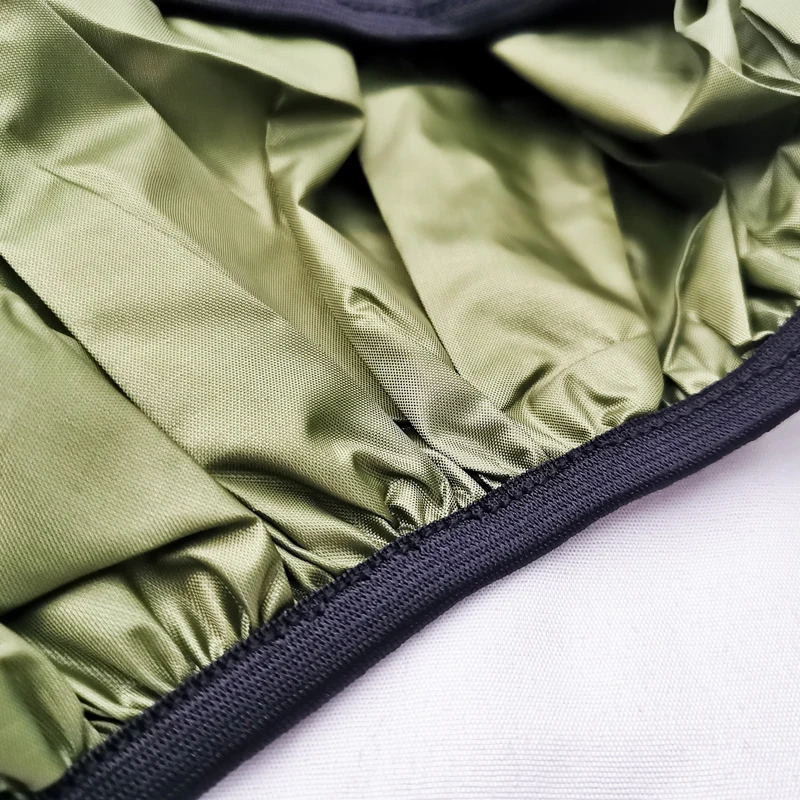 【A7】Multi Size Military Green Reflective Backpack Cover Night Travel Safety Outdoor Backpack Cover Waterproof Rainproof Cover