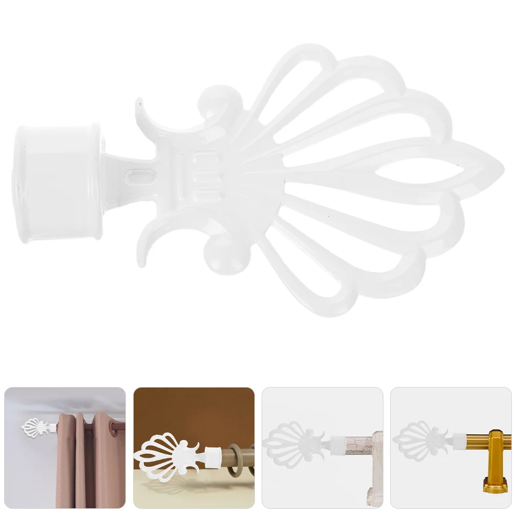 

Curtain Rod End Caps for Curtain Rod Decor Curtain Finials Ends Cap Curtain Rail Ends Curtain Rod Head Plug Curtain Rod End