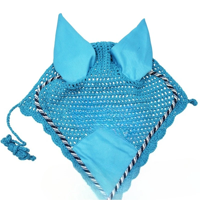 High-quality harness products, horse earmuffs, cotton with roller rope, pure cotton material
