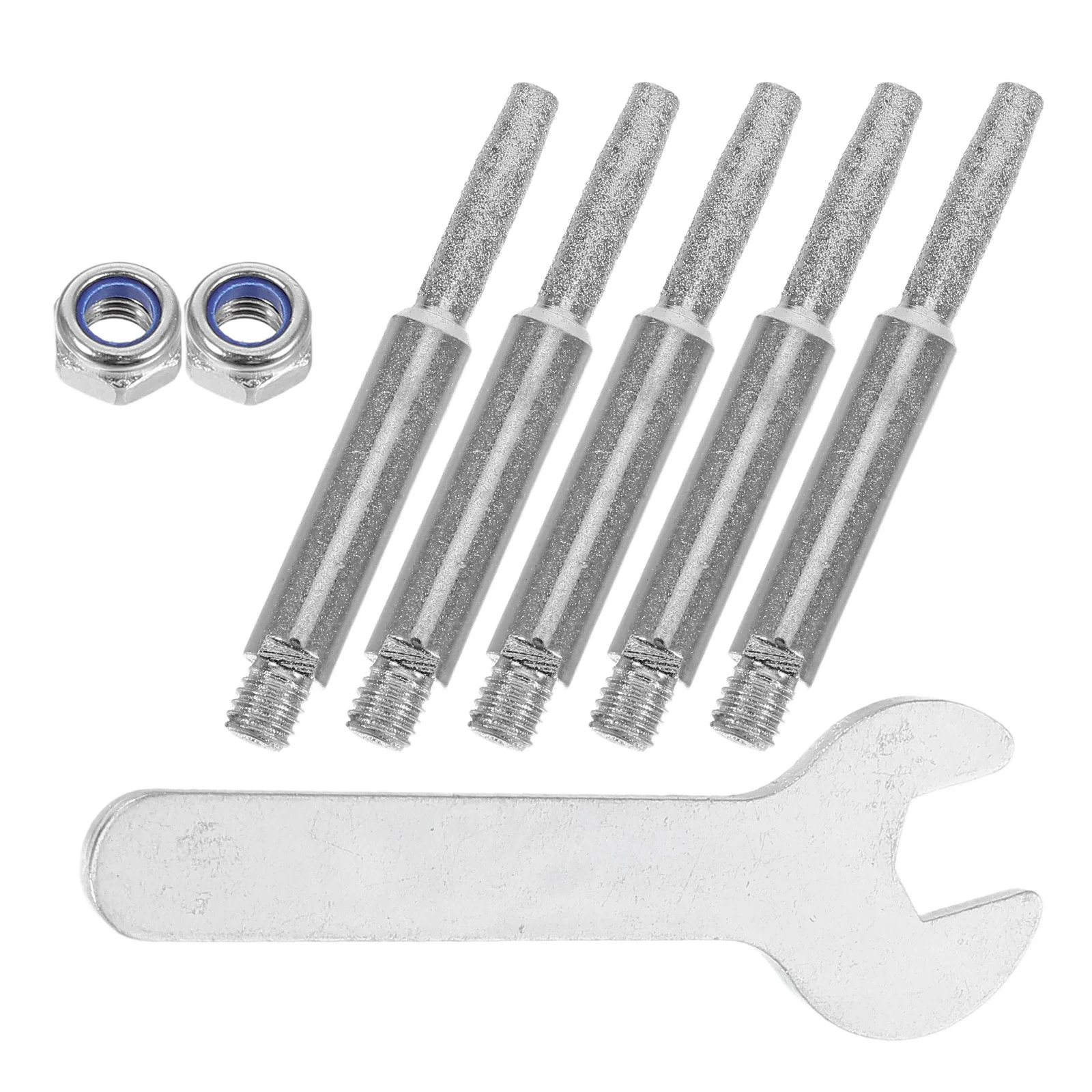 

1Set Hand Crank Chainsaw Sharpener Diamond Burr Grinding Stone 4mm Adjustable Sharpening Tool for Wood Jewelry Chainsaw File