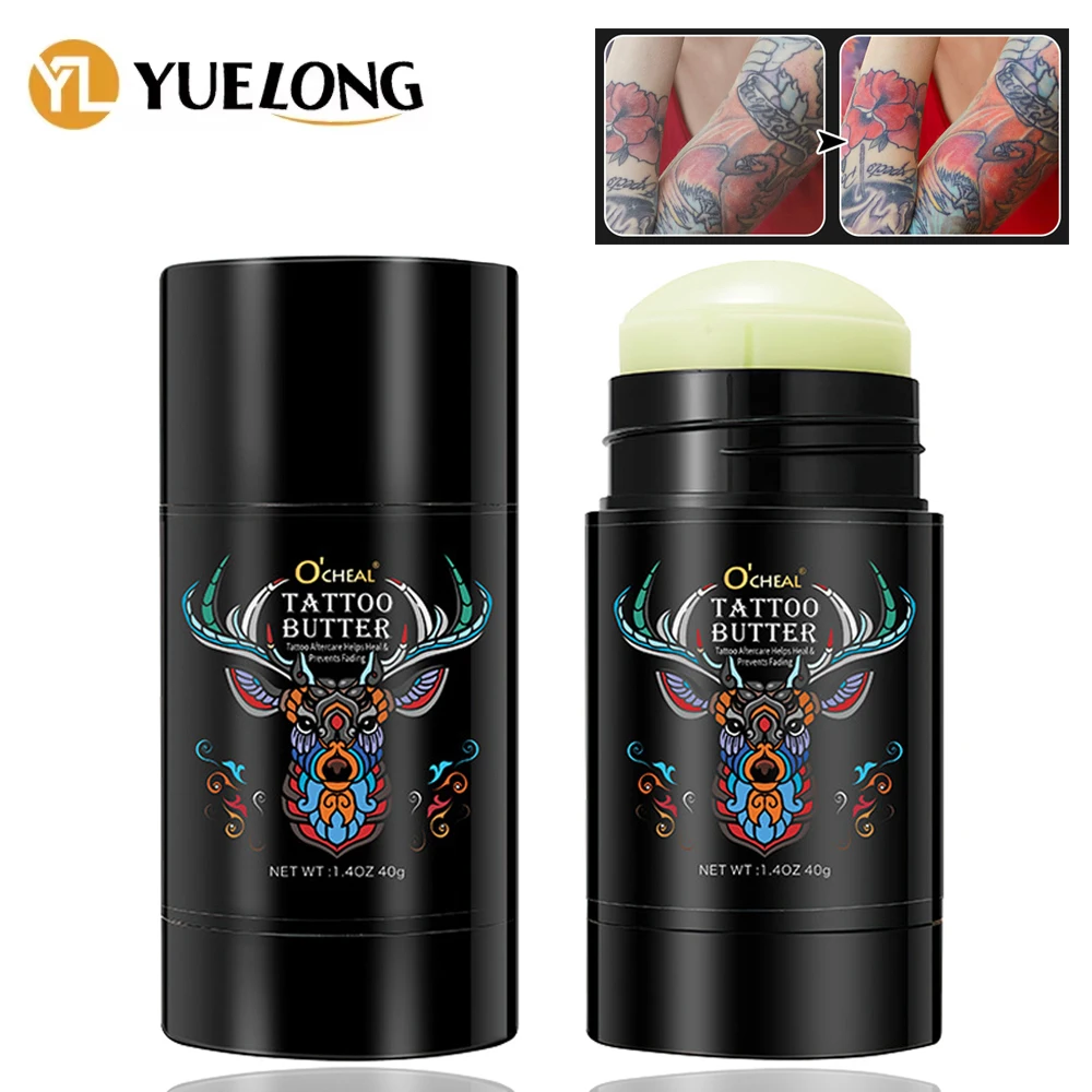 

Tattoo Aftercare Butter Balm Tattoo Moisturizer Healing Brightener For Color Enhance Natural Organic Tattoo Repair Nursing Cream