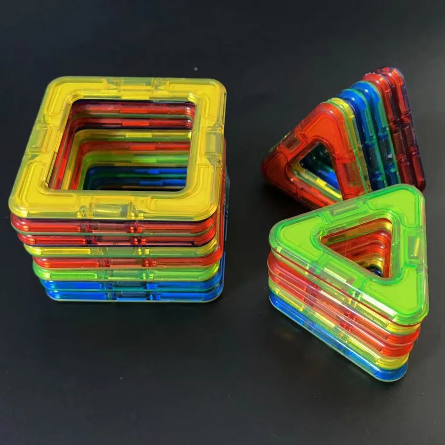 Duży bloki magnetyczne do budowania pojedynczych klocków designerski Model z magnesem na akcesoria gra edukacyjna zabawki dla dzieci