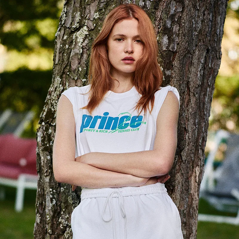 夏新作 北米風 ニッチ 英語レタープリント ホワイト コットン レディース 半袖Tシャツ