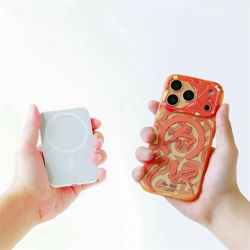 Modne etui na telefon z grafiką graffiti, matowe, do iPhone 17 Air 16 15 Pro Max, z obsługą Magsafe, magnetyczne, do bezprzewodowego ładowania, z ochroną obiektywu, twarde etui. — zdjęcie produktu 6