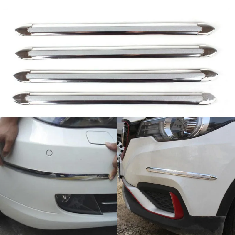 

Universal Car Bumper Protector Strip Guard Corner Protection Strips Scratch Protector Styling Mouldings Anti-collision Exterior