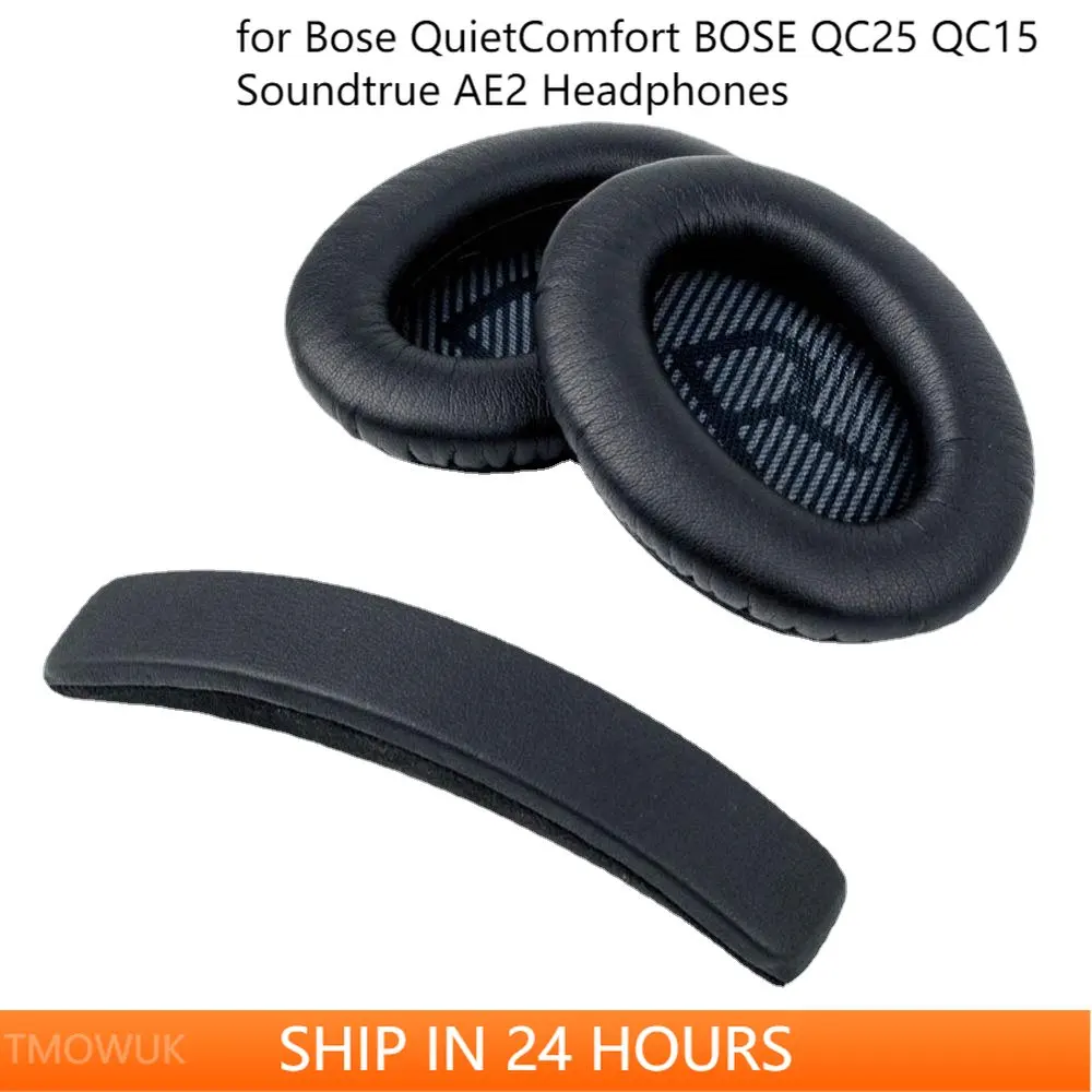 

Replacement Ear Pads Earpads Headband for Bose QC 2 15 25 Ear Cushion QC2 QC15 QC25 SoundTrue Earmuff Ear Cover Cushion