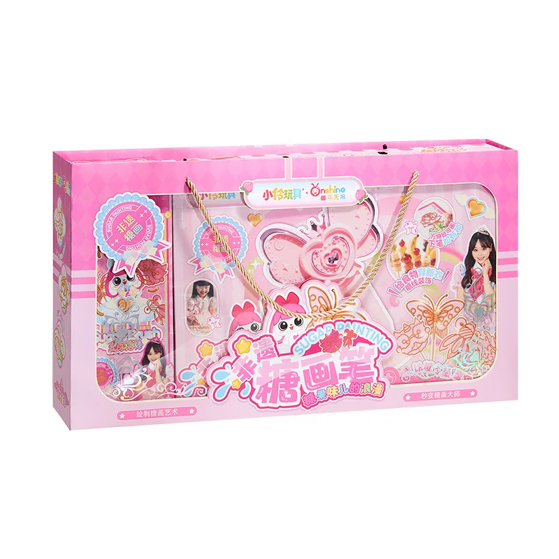 

Children's sugar brush 3D printing pen maltose painting stick set handmade DIY girl toy New Year's gift