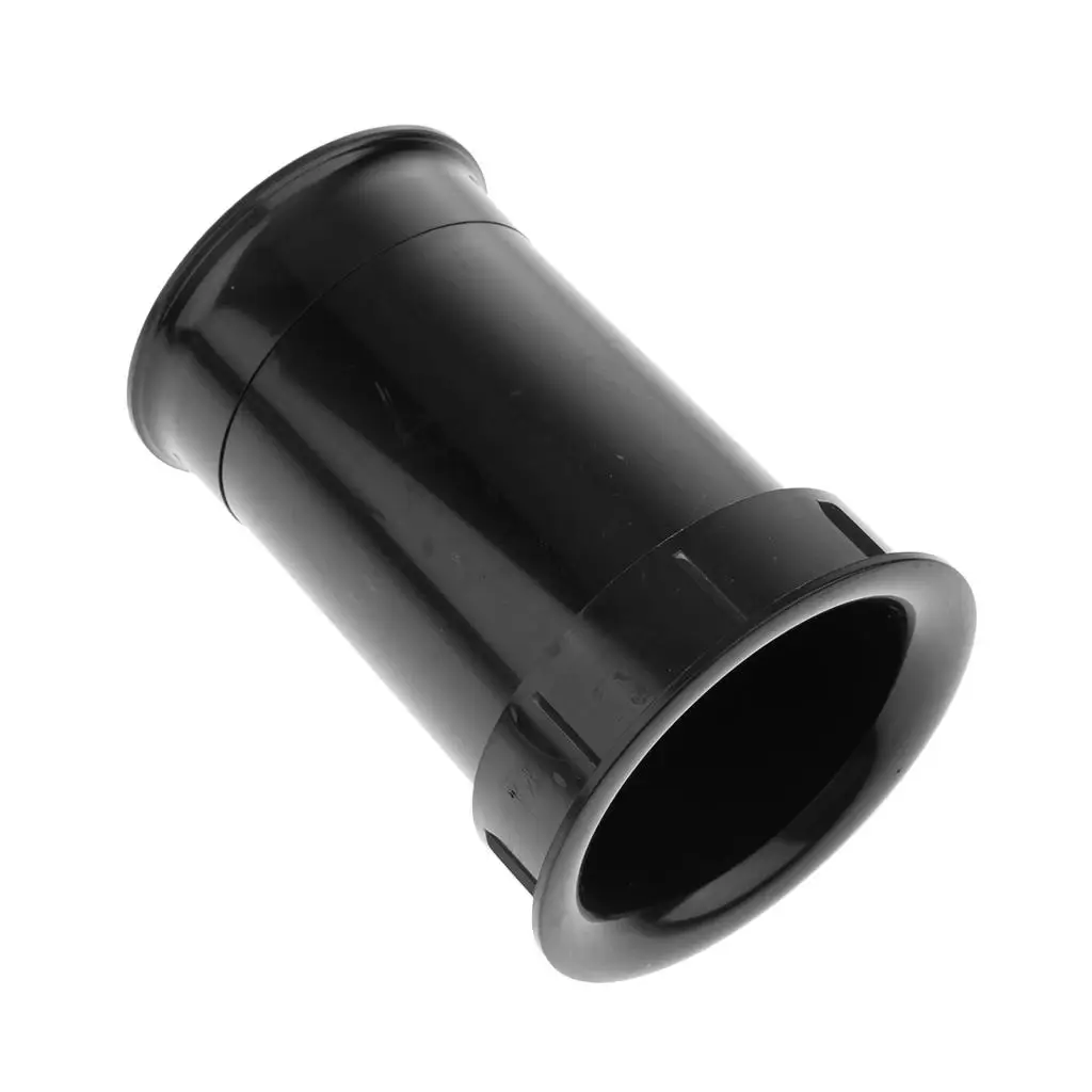 Black Plastic Speaker Cabinet Port Tube Bass Air Vent for Home or Car Speaker Box Audio Upgrade