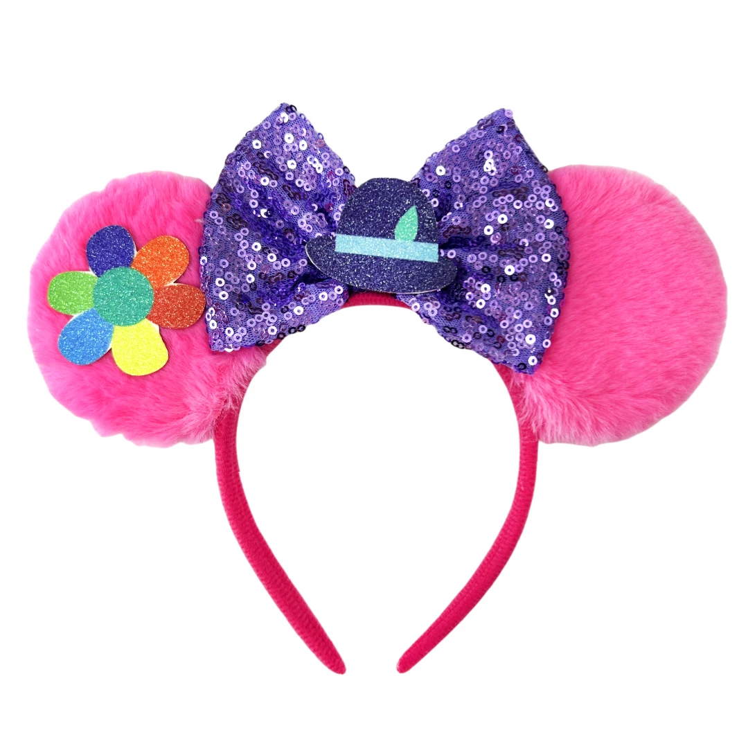 Hot Inside Out 2 Mickey Mouse Headband Movie Peripheral Theme Disney Anxiety Anger Envy Bing Bong Cute Headwear Accessories Gift