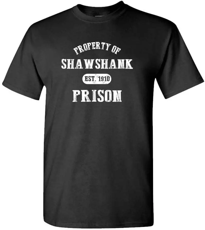 Shawshank Prison Property King Movie Retro - Mens Cotton T-Shirt