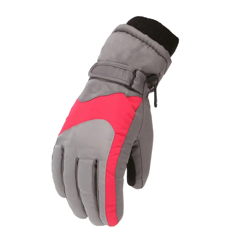 Windproof For Snow Skating Snowboarding Non-slip Children Ski Gloves Thick Warm Sports Riding Gloves Long-sleeved Mittens image 4