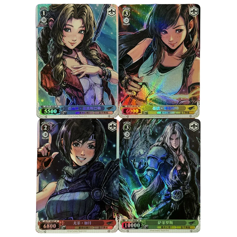 ZXK Anime dewi Cerita DIY ACG Tifa Lockhart Boa Hancock Premium kartu Flash koleksi natal hadiah ulang tahun papan permainan