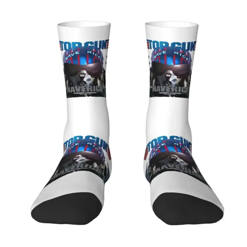 Hot Film Top Gun Maverick Dress Socks for Men Women Warm Funny Novelty Crew Socks