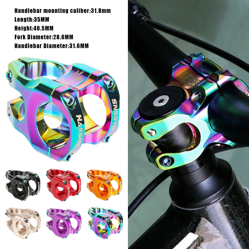 Mountain Bike Handlebar Stem For Personalized Style And Short Handle orange Choose Multiple Colors Bike accessory tool