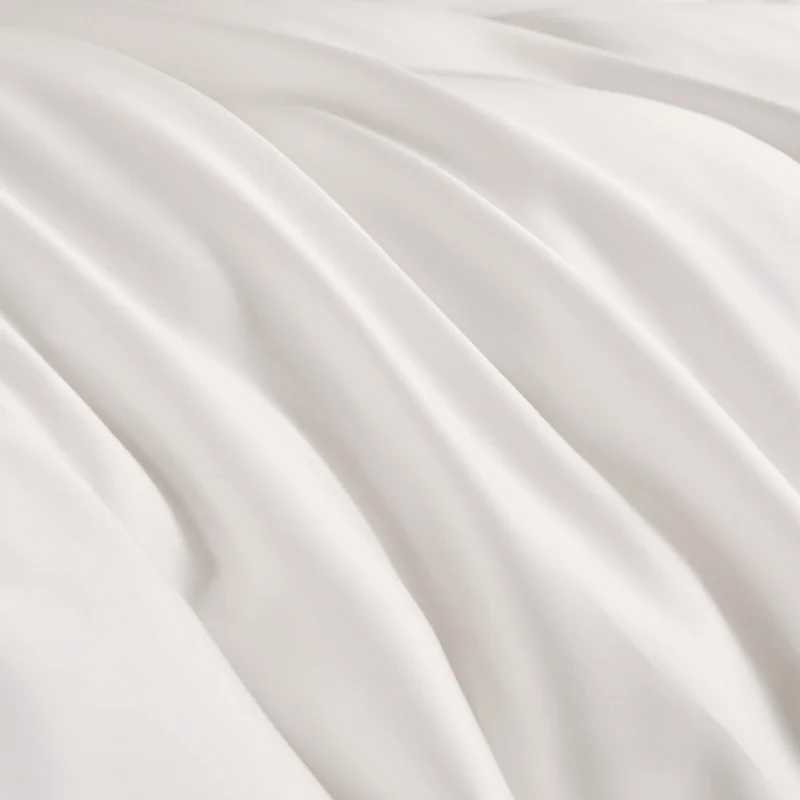 Kissenbezüge aus 100 % Bambusfaser, kühlend, antibakteriell, einfarbig, weiß, für Hotel, Zuhause, Sommer, Umschlag-Stil, Kissenbezüge, 48 x 74 cm x 2 Stück – Detail 6