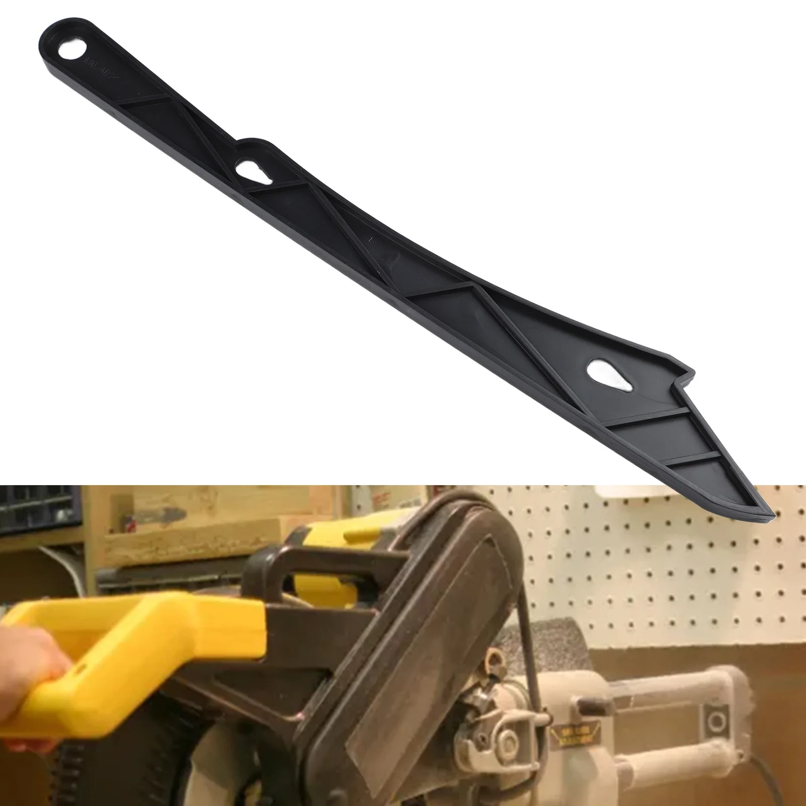 Cutting Tasks 400mm 15.74'' Push Block Woodworking Push Rod Cutting Process Flat Placement PP Material ABS Material