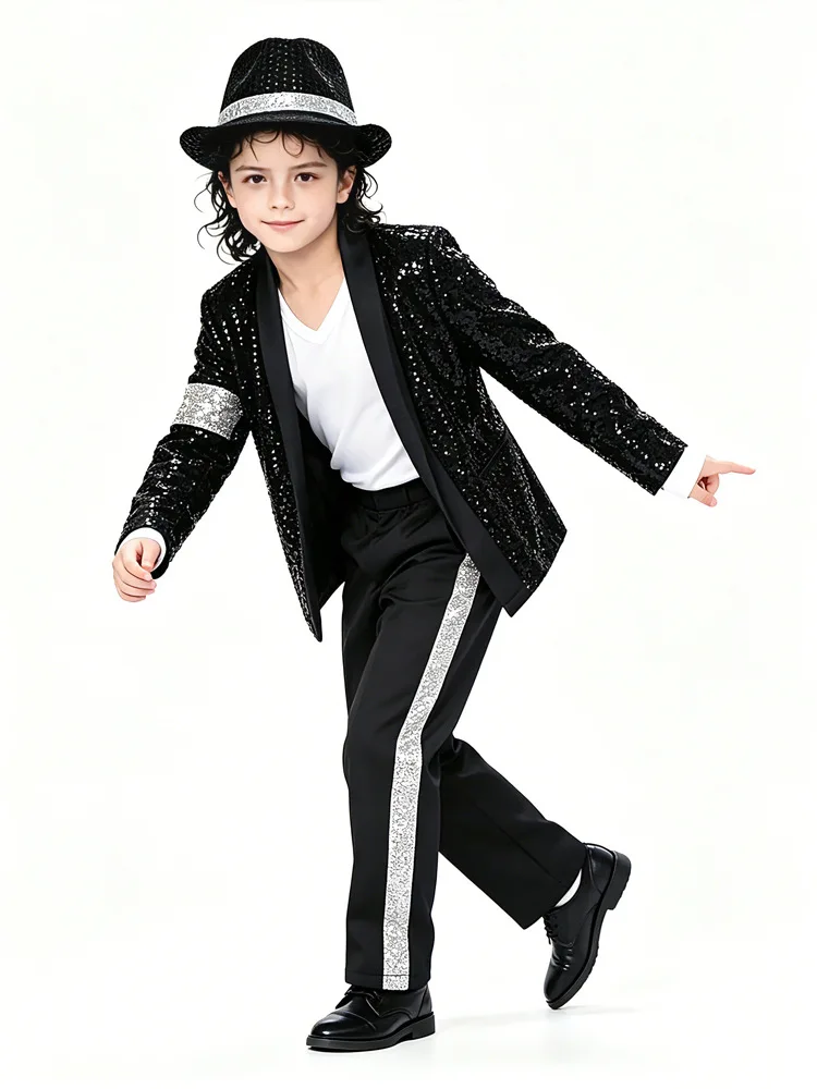 Halloween performance tap dance MJ dance costume Jackson cosplay children's Michael imitation cosplay costume
