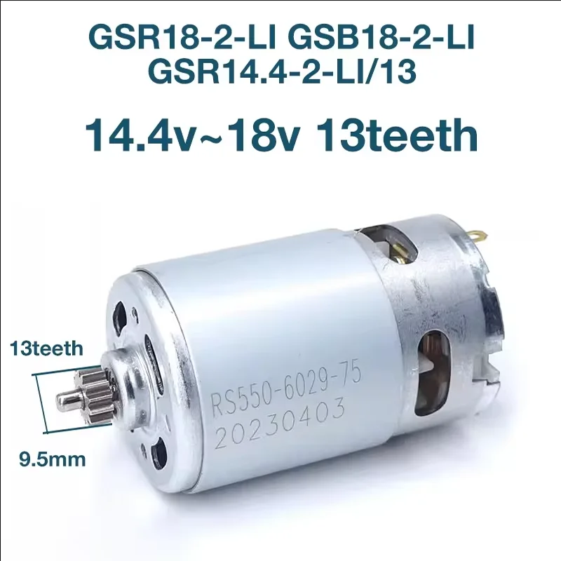 13teeth Motor 14.4v Replacement Parts for Bosch Gsr14.4-2-li psr 14,4 li-2 psr14.4li-2 psr1440li-2 gsr 14,4-2-li Rigs