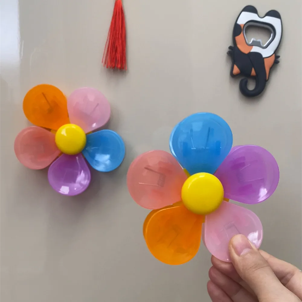 Magnetischer Blumen-Verschlussclip, Snack-Verschlussclip, personalisierter und kreativer dreidimensionaler Kühlschrankaufkleber, feuchtigkeitsbeständig