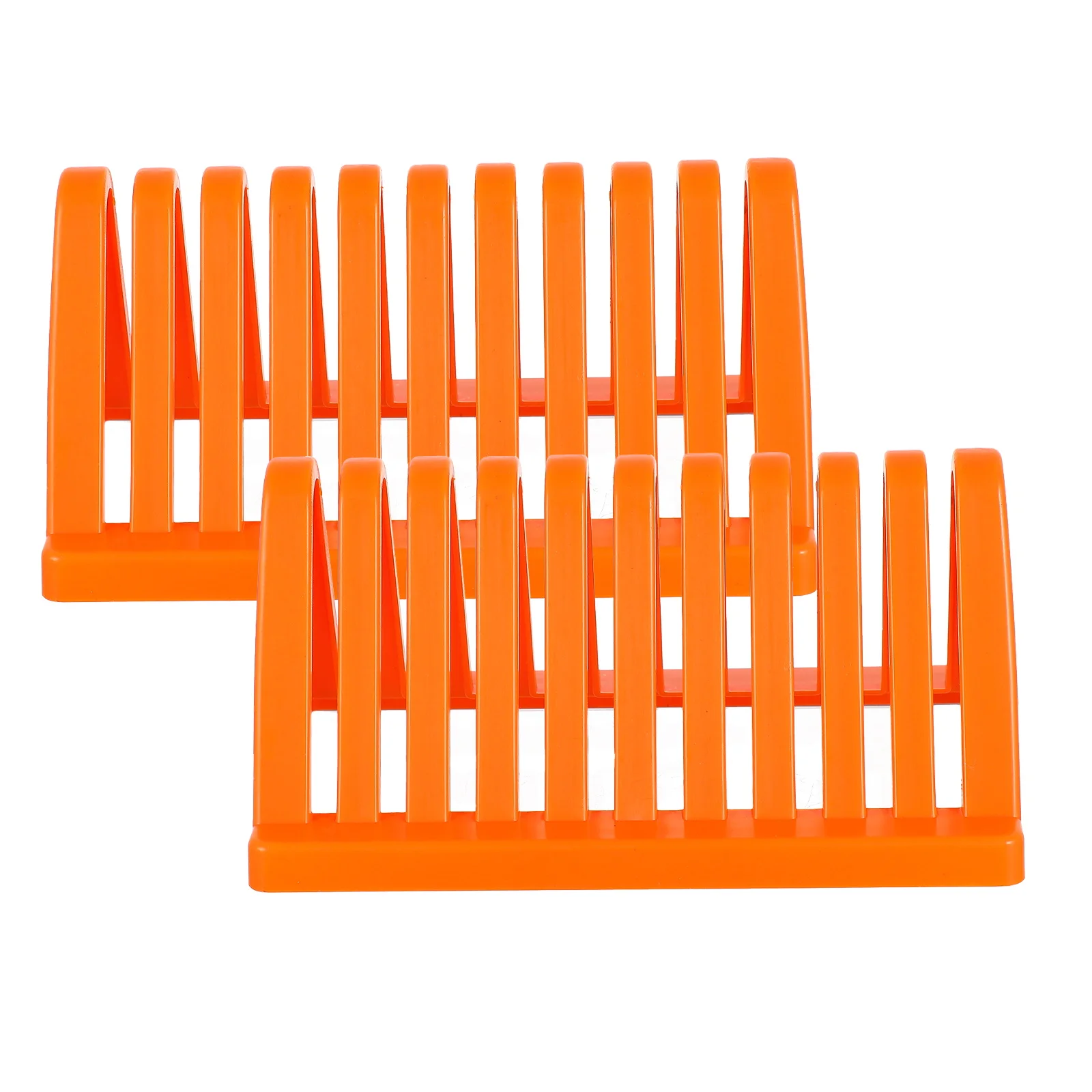 

2pcs Glass Slide Drain Racks Drying Stands Storage Shelves for Lab Lightweight Electrophoresis Gel Plate Racks