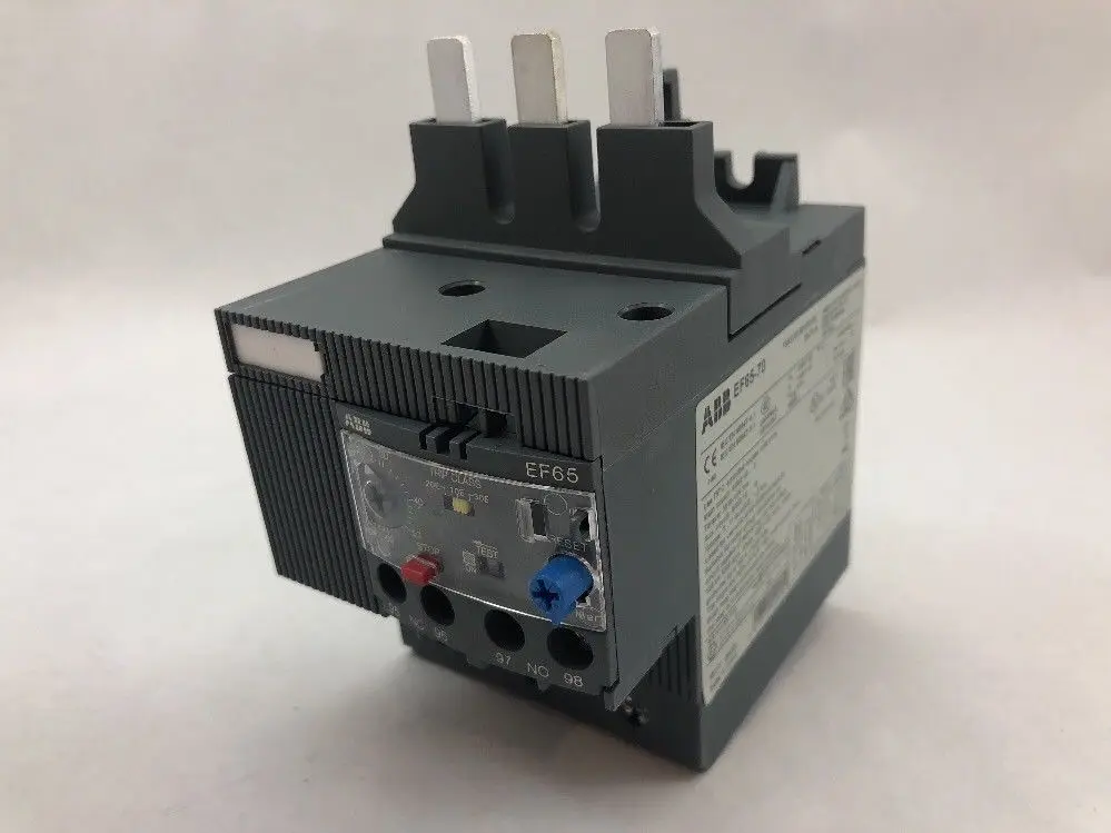 [Brand New Original Genuine] ABB EF Electronic Overload Relay; EF65-70