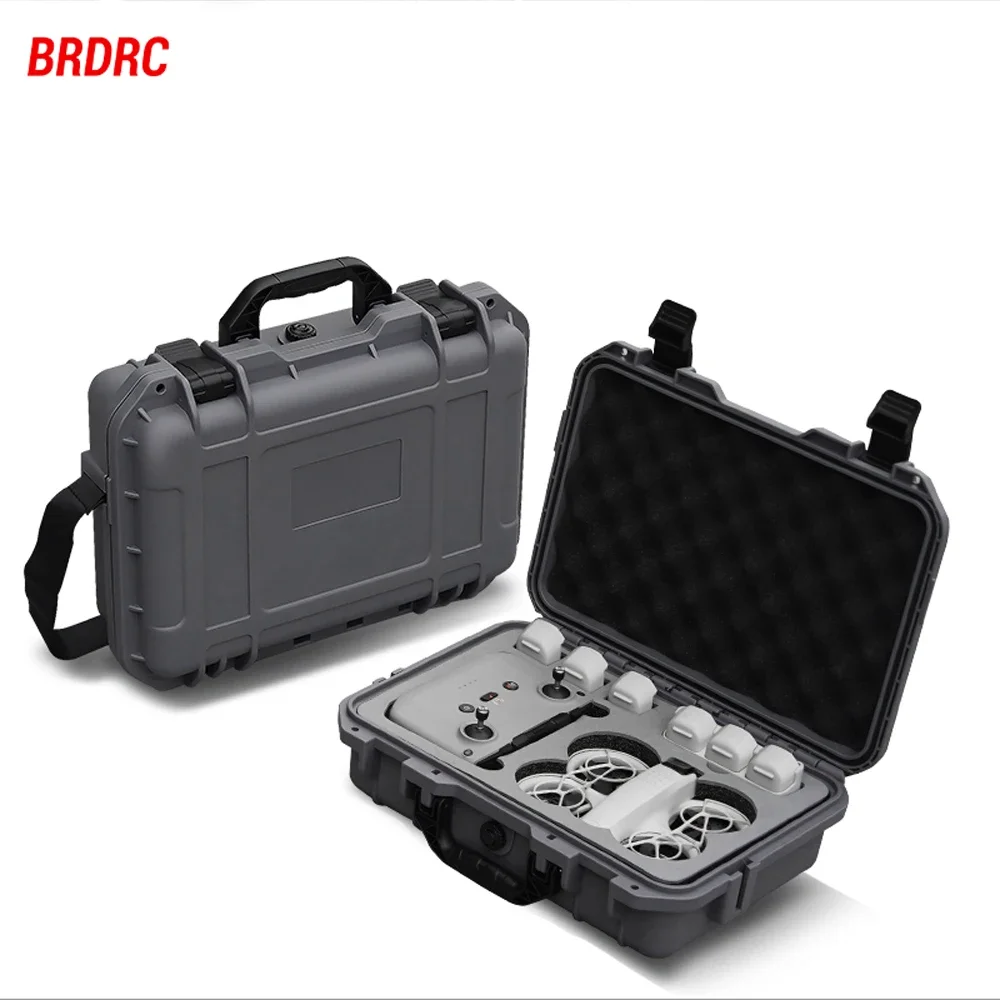 BRDRC Waterproof Case For DJI NEO Hard Shell Waterproof Safety Box Outdoor Travel Large Capacity Suitcase Drone Accessories