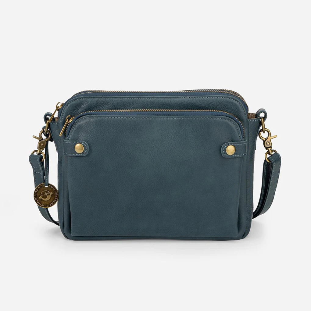 Ladies Shoulder Bag Roomy And Organized Crossbody Shoulder Bag 3-Layers Crossbody Shoulder Bags green