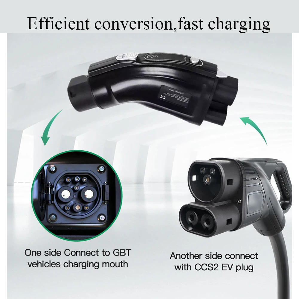 Manufacturer CCS2 to GBT connector to GBT  DC Charging EV Adapter for Chinese Electric Vehicle Car