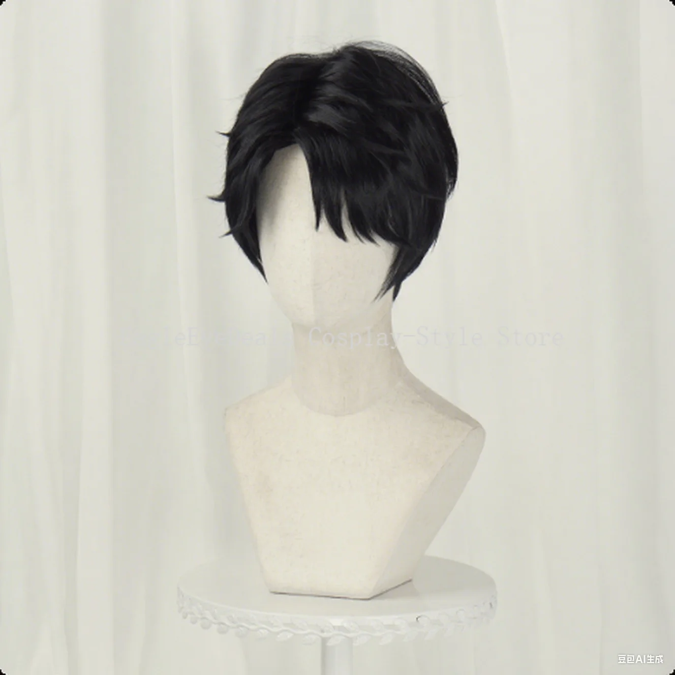 KPop Dämonenjäger Jinu Mystery Romance Baby Saja Jungen Cosplay Kostüm Perücken Senden Atmungsaktive Rosenhaarnetze Halloween DIY Requisiten