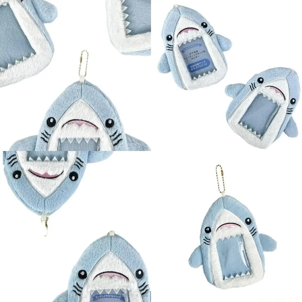 

X90d Creative Shark Plush Cover Cave Fleever для коллекционеров карт в поисках уникальной отделки Cartoon Card