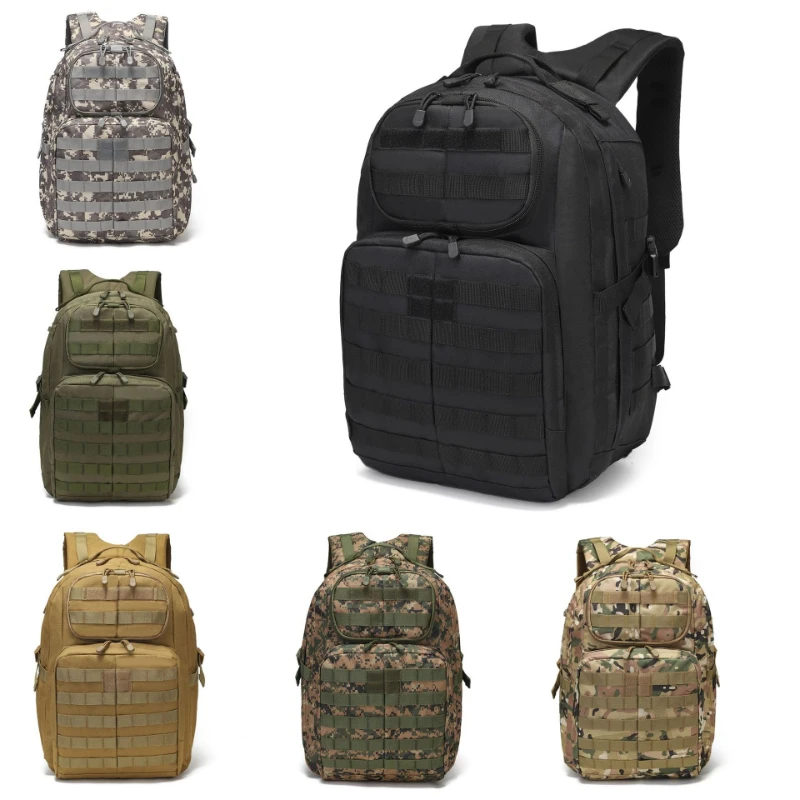 45L Large Camping Backpack Tactical Assault Molle Men Travel Bags Climbing Rucksack Hiking Camping Outdoor Bag
