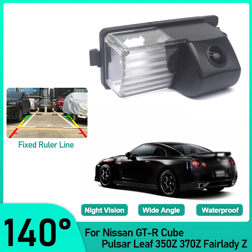 HD Car Rear View Reverse Parking Camera For Nissan GT-R Cube Pulsar Leaf 350Z 370Z Fairlady Z Night Vision CCD Waterproof