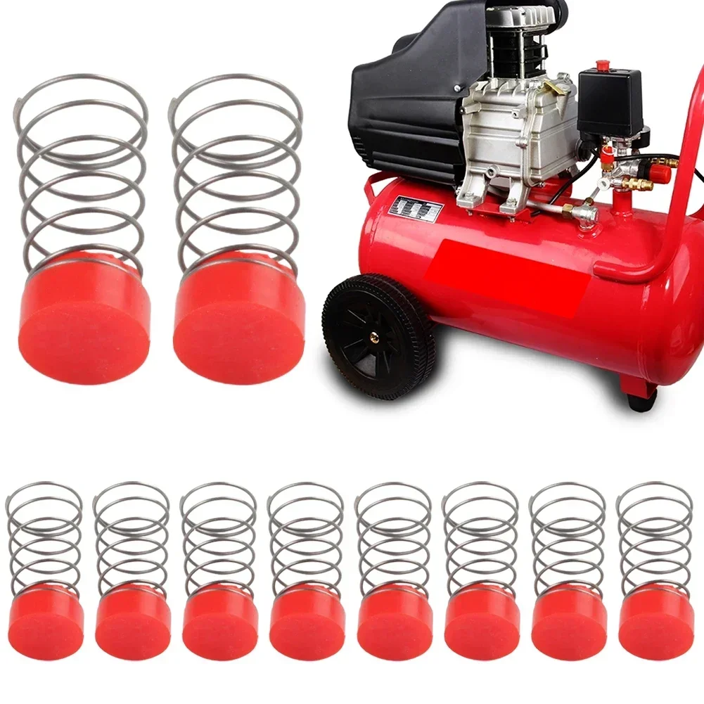 Imagem -03 - Almofadas de Vedação de Borracha para Proteção de Pés Mola de Termoestabilidade para Almofadas de Vedação de Compressor de ar Acessórios de Mola 10 Peças 13.5x29 mm