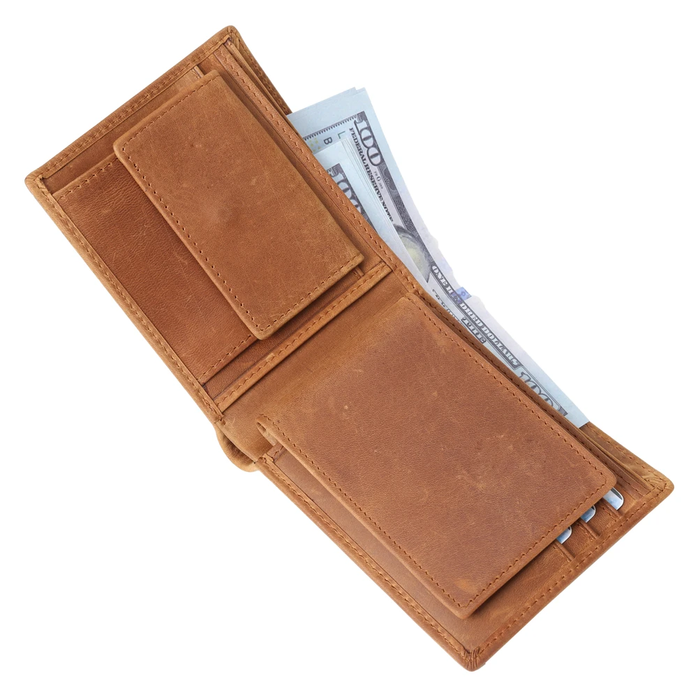 

Card Holder Men Wallets Classic Short Genuine Leather Men Wallets Fashion Coin Pocket Card Holder Men Purse Credit Card Case