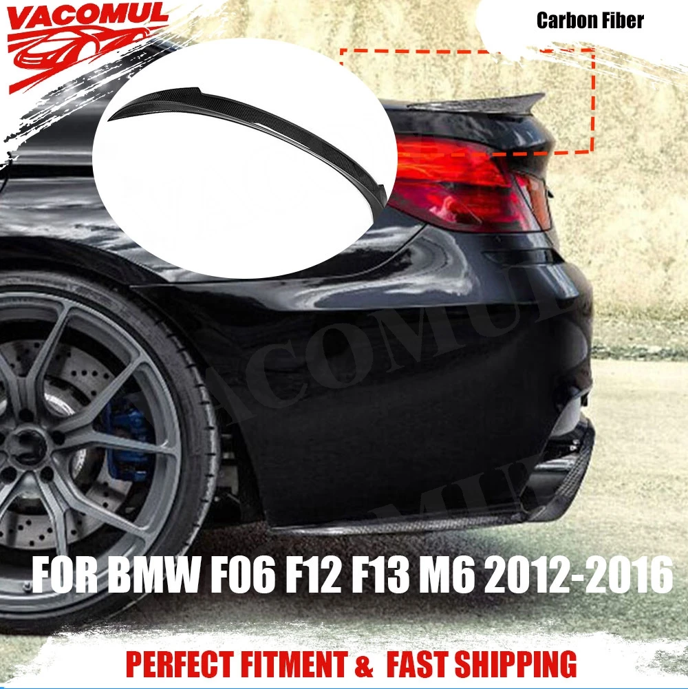 

VACOMUL For 6 Series Carbon Fiber Rear Trunk Spoiler Wings for BMW F06 F12 F13 M6 640i 650i 640i Spoiler 2012-2016 Car