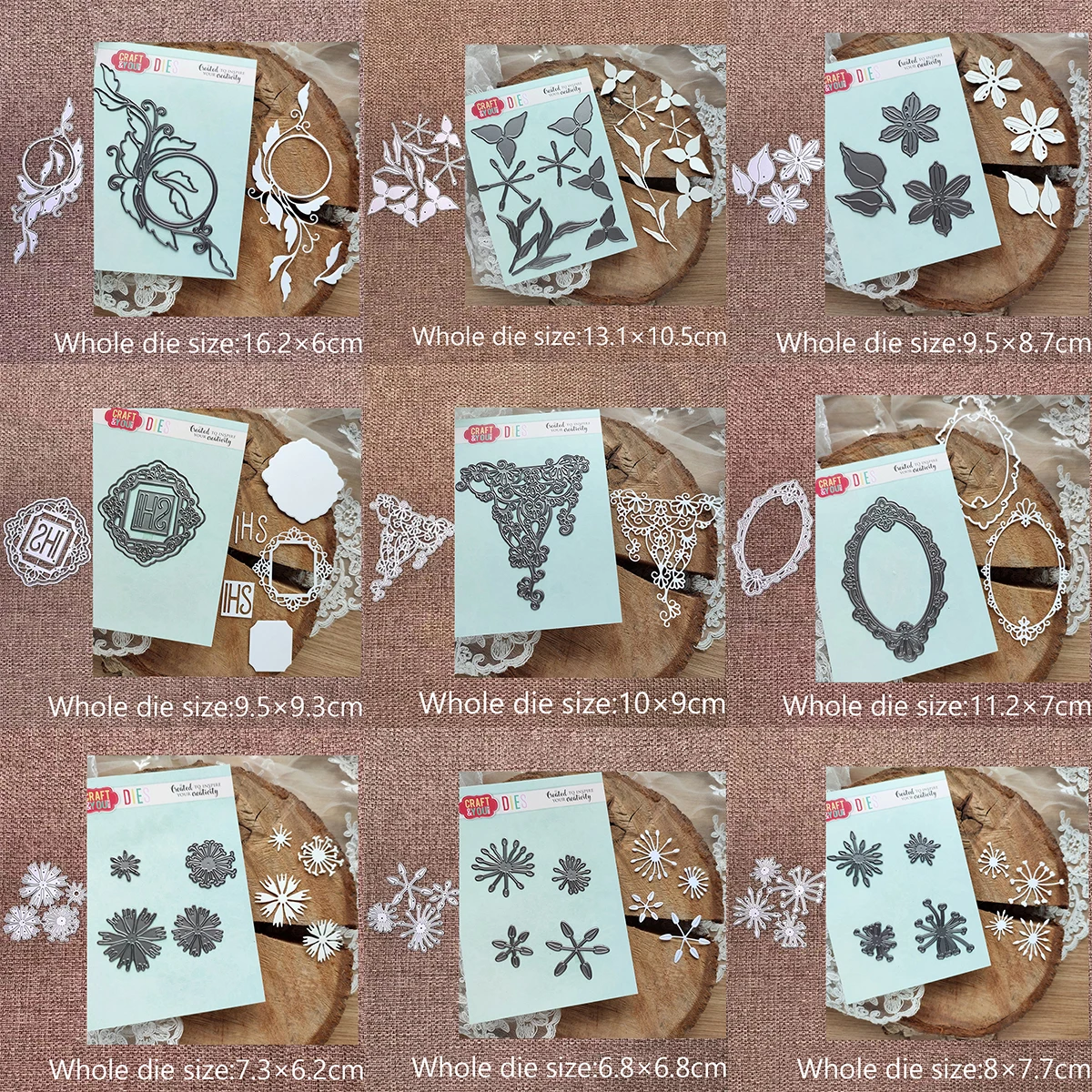 XLDesign Craft Metal stencil mold Cutting Dies flower leaves frames scrapbook die cuts Album Paper Card Craft Embossing