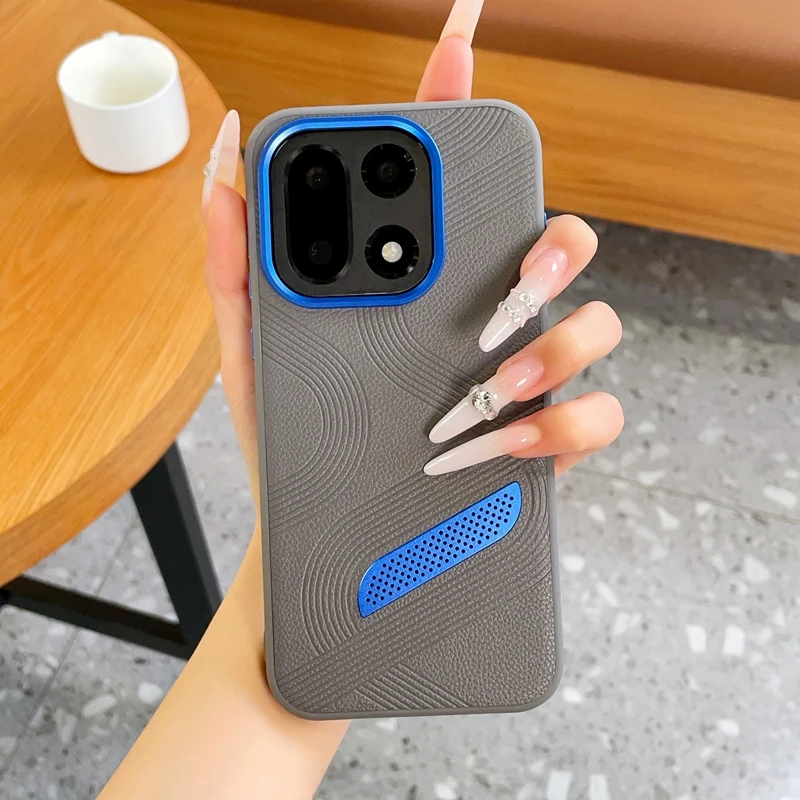 For OnePlus 15 Oneplus15 Phone Case Luxury Matte Leather Ultra-thin Skin-Friendly Shockproof Protection Back Cover Accessories